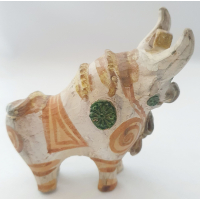 Beeldje (aardewerk) van rund, Zuid Amerikaans 